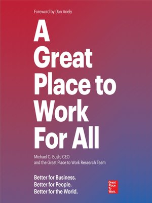 cover image of A Great Place to Work For All